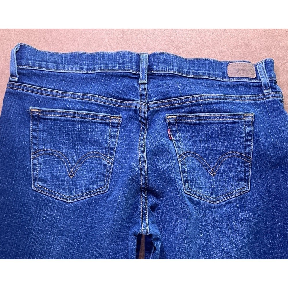 Levi's 515 Bootcut Jeans Womens 14M Medium Wash Blue Denim Stretch Mid Rise